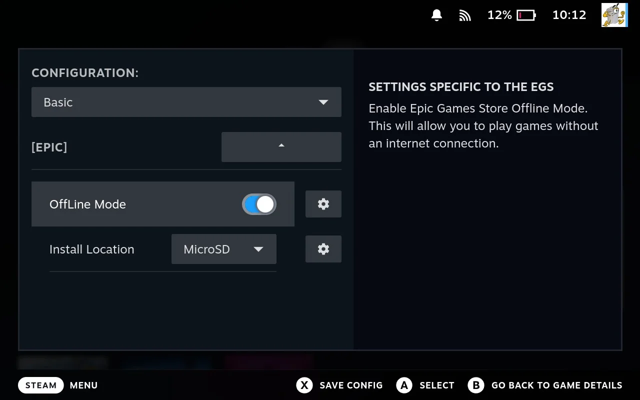 Global offline mode setting